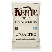 Kettle Brand Unsalted Kettle Cooked Potato Chips, 3-Pack 7.5 oz. Bags
