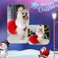 thumbnail image 4 of Ropa de Navidad para perros, vestido para cachorros pequeños, cintura con lazo, disfraz para mascotas, vestido de princesa para fiesta de Navidad, falda para cachorros, 4 of 4