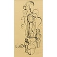 thumbnail image 3 of Oskar Schlemmer 14x24 Black Modern Framed Museum Art Print Titled - Figural Plan K 1 (Figurenplan K 1) (1921), 3 of 5