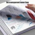 thumbnail image 5 of A4 Data Book, Transparent Insert Folder with 30 Pages, Music Score and Certificate Storage Folder, Multi-Purpose Test Paper Organizer, 5 of 6