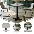 thumbnail image 3 of Flash Furniture 24'' x 30'' Gray Rectangular Laminate Table Top with Black 22 x 22 "X" Style Table Height Base, 3 of 8
