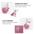 thumbnail image 3 of CTIRCHIU 1Pc Shape Keyring Rhinestone Inlaid Creative Love Design Accessory, 3 of 8