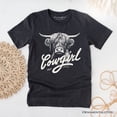 thumbnail image 6 of Highland Cow Vintage Cowgirl T-Shirt, Western Country Tee For Women, 6 of 6