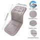 thumbnail image 4 of Cojín para cochecito de bebé, alfombrilla universal transpirable para cochecito, cojín para cochecito de algodón, 34 x 78 cm, 1 paquete (gris), 4 of 4