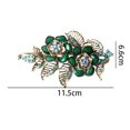 thumbnail image 2 of Dinheiro Vintage Rosa Flor Estilo Rhinestone Clip De Pelo Retro Horquilla Accesorios Para El Cabello Para Mujeres Niñas, 2 of 5