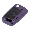 thumbnail image 3 of Funda protectora de fibra de carbono estilo TPU para llave inteligente de coche, compatible con SEAT Ateca, color morado Jadeshay A, 3 of 8