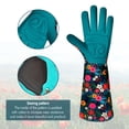 thumbnail image 2 of Gardening Gloves for Women, Breathable leather Garden Gloves with Grip, Thorn-Proof Puncture-Resistant Work Gloves（green）, 2 of 5