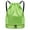 Green, variant on Waterproof Tool Bag Drawstring Bag Lightweight String Backpack with Water Bottle Holder and Pockets Gym Sports Sackpack