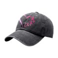 thumbnail image 4 of XIAOCHA Women's Printed Baseball Cap Adjustable Dad Hat Farm Snapback Hat,Black, 4 of 4