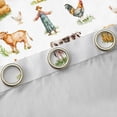 thumbnail image 4 of Homewish Cartoon Scarecrow Blackout Curtains Set of 2 (52x84 Each),Cute Highland Cattle Window Curtains,Country Farmhouse Lodge Curtains and Drapes For Boys Teens,Breathable Home Decor, 4 of 6