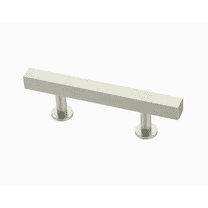 Brainerd P37255W-SS 2 1/2" (64mm) Stainless Steel Square Bar Cabinet Pull