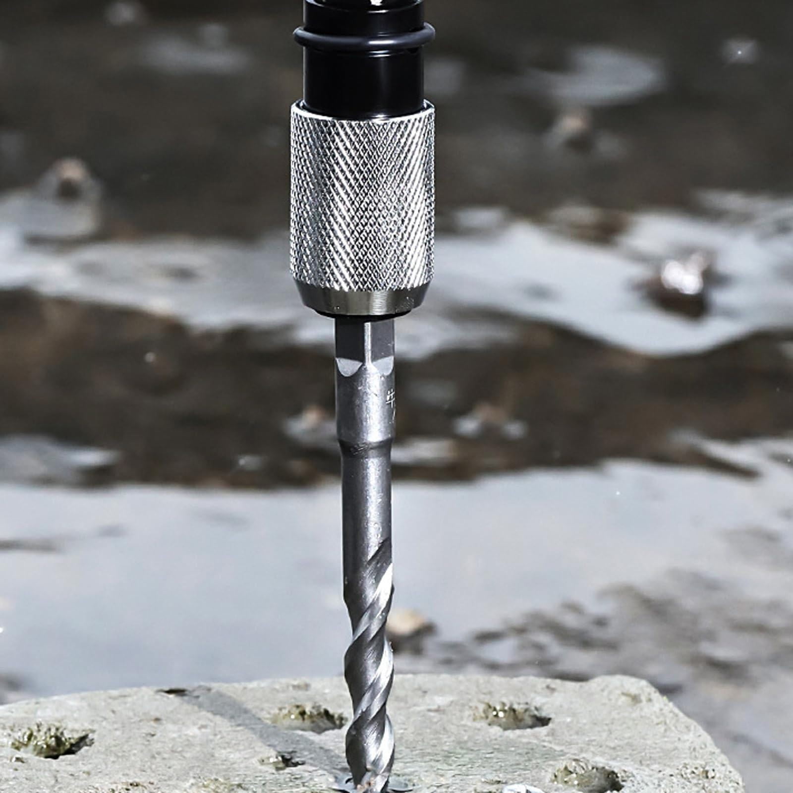 An Adapter Kit With Drill Bits. Hammer Adapter With Impact Drill Bits Set 5Pcs Multi Functional Hammer To Drill Converter With Adapter And 4 Hammers Bits Quick Release Adapters Converter