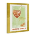 thumbnail image 4 of Stupell Industries Retro Aperol Spritz Recipe Food & Beverage Painting Wrapped Canvas Art Print Wall Art, 30 x 40, 4 of 8