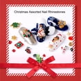 thumbnail image 2 of Christmas Nail Rhinestone New Year's Nails Design DIY Gems Mix Tree Snowman Nail Art Decorations Alloy Metal DIY 3D Nail Rhinestones Tools, 2 of 8