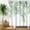 Green, variant on Green Leaves Shower Curtain,Spring Plants Waterproof Fabric Bathroom Curtain with Hooks,72x72 in