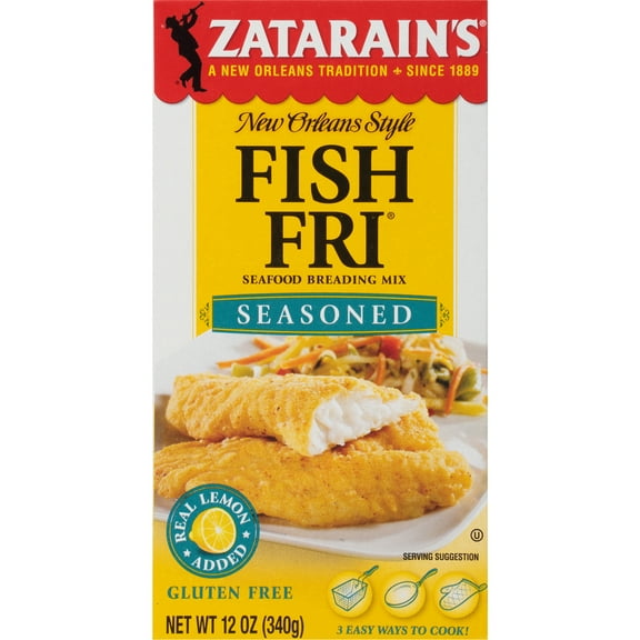 Zatarain's Gluten Free Seasoned Fish Fri, 12.0 oz Box