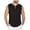 Black, variant on Styesk Tank Tops Men Men's Fashion Drawstring Color Cotton And Linen Sleeveless T-shirt Tops