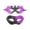 A006- Clear (F), variant on Masquerade Mask for Couples 2 Pack Black Silver Lace Masquerade Masks for Masquerade Party Halloween Events for Men and Women