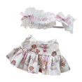 thumbnail image 2 of Accesorio de disfraz de ropa de figura de felpa, disfraces de moda, traje de vestido de muñeca y accesorios para el cabello, para 6,69 pulgadas y 5,91 Rosa, 2 of 8