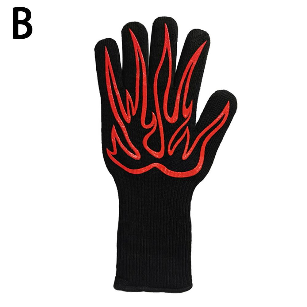 Log Burner Fire Heat Proof Resistant Glove Wood Coal Stove New