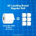 thumbnail image 3 of Cottonelle Ultra Clean Toilet Paper, Strong Toilet Tissue, 12 Mega XL Rolls, 3 of 8