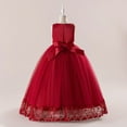 thumbnail image 4 of Elegant Princess Girl Dress Long Tulle Gown Flower Girls Evening Gown Dress, 4 of 5