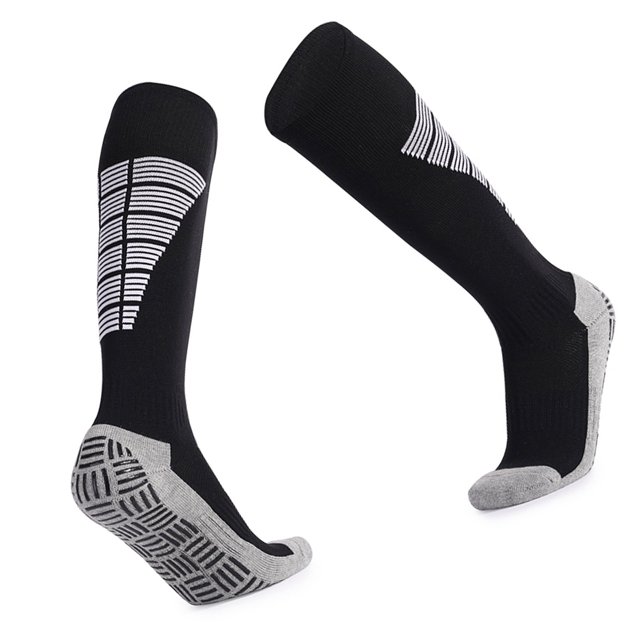 Calcetinas Anti Slip Sport Knee Altos Altos Calcetines Atletices para Hombres y Mujeres que dirigen el fútbol de atrenamiento