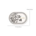 thumbnail image 2 of RKSTN Place Mats Elliptical Placemat Solid Colour Faux Leather Placemats - Coffee Mats- Kitchen Table Mats- Easy to Clean Kitchen Table Mats, 2 of 8