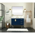 thumbnail image 6 of Elegant Decor Eugene 42" MDF Single Bathroom Vanity with Backsplash in Blue, 6 of 8