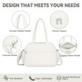 thumbnail image 6 of TRANSLINK Travel Duffle Bag Carry on Weekender Bags for Women for Business Trips White, 6 of 8