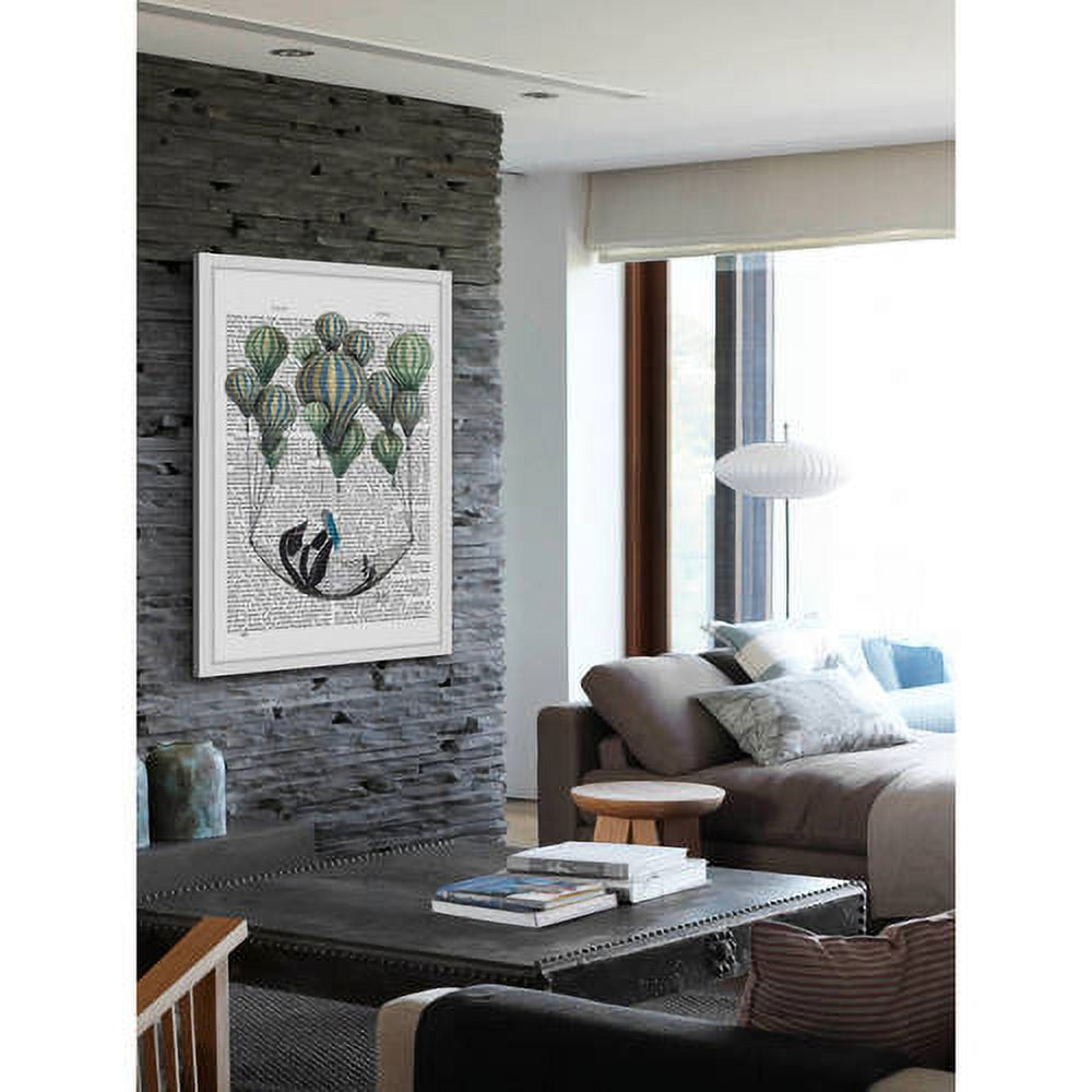 Marmont Hill "Penguin in Hammock" Framed Painting Print