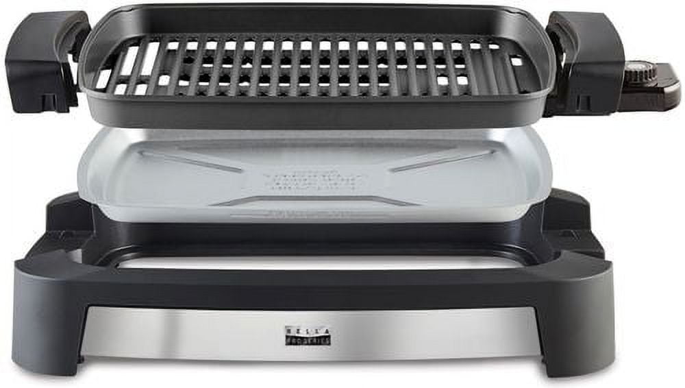 17171 Bella - 2 Burger Electric Grill - Black - Black Friday