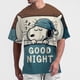 thumbnail image 3 of Camiseta deportiva de verano con estampado de Snoopy, ropa transpirable, talla grande, camiseta para hombre, camiseta de manga corta con impresión 3D para niños, 110, 3 of 5