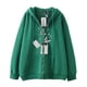 thumbnail image 3 of Sudadera con capucha estilo oscuro hip hop gótico Harajuku Y2Y calavera mariposa cremallera hombres y mujeres chaqueta Harajuku sudadera, 3 of 5