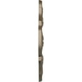 thumbnail image 4 of Ekena Millwork 17 3/4"OD x 3 1/8"ID x 1"P Peralta Ceiling Medallion (Fits Canopies up to 4 5/8"), Hand-Painted Warm Silver, 4 of 6