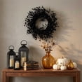 thumbnail image 5 of SUORE Halloween Wreaths, Autumn Wreath Outdoor Decor for Front Door Large , Artificial Flowers 11.81 Inch Wreath Porch Yard Window Farmhouse Home Outside, Halloween Indoor Decor, Halloween Gifts, 5 of 6