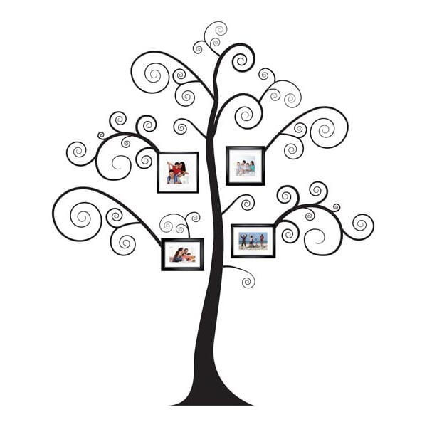 Home Decor Line Black Tree Wall Decals