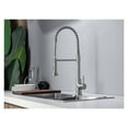 thumbnail image 2 of Matte Black Kitchen Faucet Deck Mounted Mixer Tap 360 Degree Rotation Stream Sprayer Nozzle Kitchen Sink Hot Cold Taps ,bar Laundry RV Farmhouse, 2 of 8