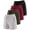 Set 1, variant on 4 Pack Women's Dry Fit Zipper Pockets Shorts Athletic Running High Waisted
