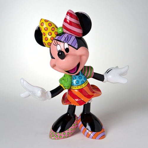 Disney Britto Mickey and Minnie Mouse Heart Icon Figurine 6001005 NEW IN BOX