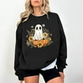 thumbnail image 2 of Wensltd Women Halloween Sweatshirt Loose Graphic Pullover Fall Long Sleeve Tops, 2 of 4