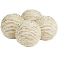 thumbnail image 5 of DecMode Beige 4" Handmade Decorative Ball Jute Rope Orbs & Vase Filler (4 Count), 5 of 11