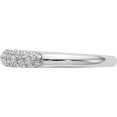 thumbnail image 3 of 14K White Gold Diamond Wedding Band (Size 7) Made In India rm2299b-035-waa, 3 of 5