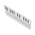 thumbnail image 4 of Piano & Keyboard Chord Chart 650x155x1mm Accessories Chart Chord Keyboard, 4 of 10
