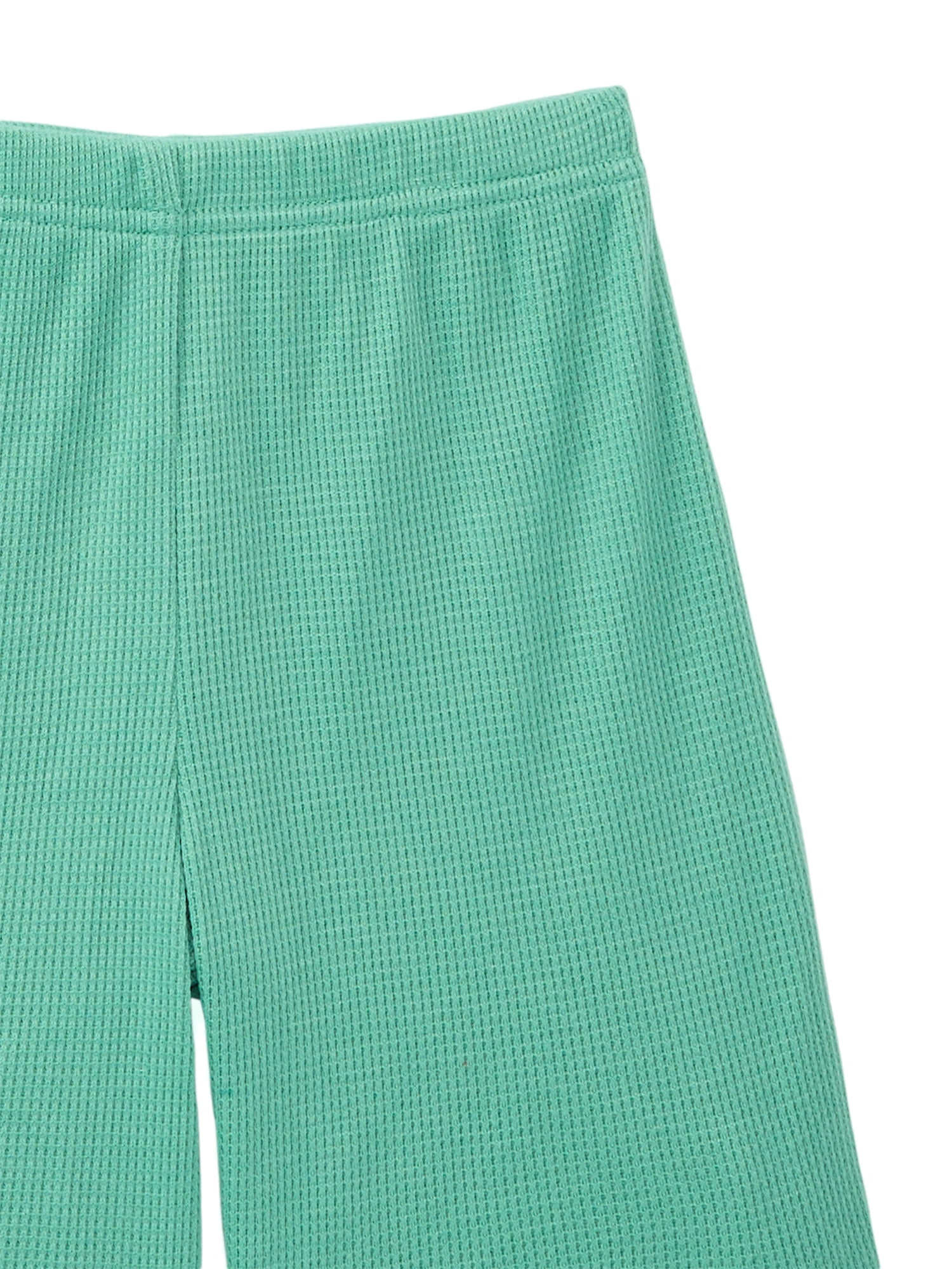Wonder Nation Boys Waffle Knit Short Sleeve Top and Shorts Pajama Set, 2-Piece, Sizes 4-18