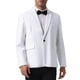 thumbnail image 1 of CHAQUETA DE TRAJE FORMAL DE UN BOTÓN CON SOLAPA CON MUESCA PARA HOMBRES INSPIRADA EN CHIC XL BLANCA, 1 of 5
