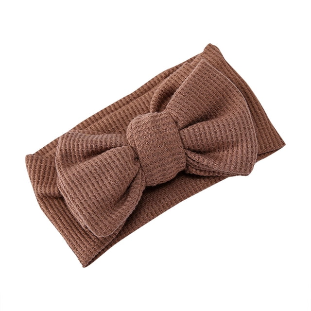 Baby Headbands 2 For And Toddlers Oversized Knot Bow Knit Headband Fontanelle Accessory For