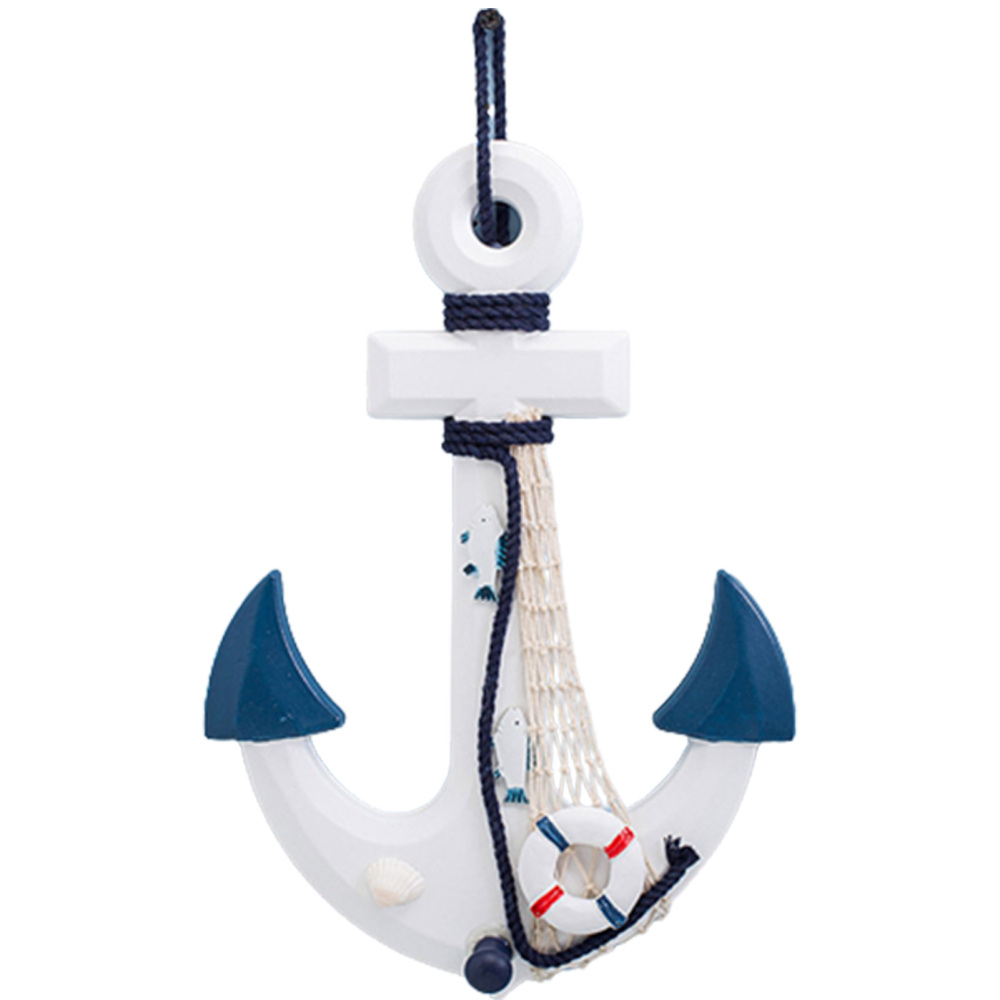 Wooden Anchors Ornament Nautical Beach Ocean Wall Art Decor for