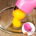 thumbnail image 5 of Egg Yolk Divider Silicone Egg Separator Portable Egg Yolk White Separator Separates Egg Yolks Egg Whites for Kitchen Hotel or Home Cooking Tools.5 Pieces, 5 of 5