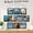 Black, variant on 4x6 Picture Frame Set of 10, Multi Photo Frames Collage for Wall or Tabletop Display, Includes 3.5x5 with Mat or 4x6 Without, White Home Decor Frames